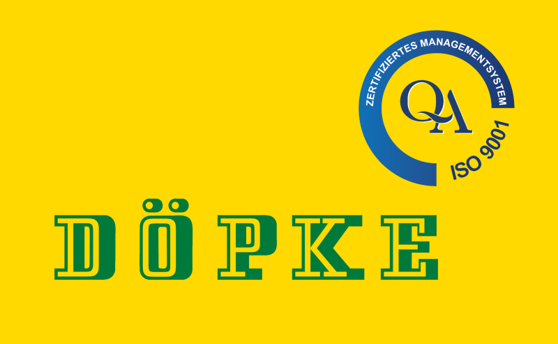 Döpke zertifiziert nach ISO 9001 - Qualitätsmanagement